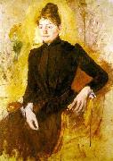Mary Cassatt Woman in Black Sweden oil painting artist